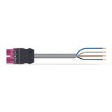 pre-assembled connecting cable;Eca;Plug/open-ended;pink