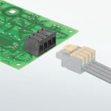 PCB plug-in connector (board connection), 5.00 mm, Number of poles: 4,