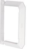 Wall cover plate for wall trunking BRN 70x110mm halogen free in pure w