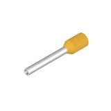 Wire end ferrule, Standard, 0.25 mm², Stripping length: 10 mm, yellow