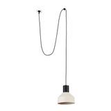 KOMBO BEIGE PENDANT LAMP WITH PLUG ø200 1X E27