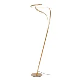 Lucide SARDANA - Floor lamp - Ø 43.5 cm - LED Dimming. - Matt Gold / Brass