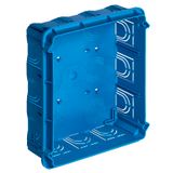Flush mounting box 18-21M light blue