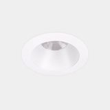 Downlight Play Deco Symmetrical Round Fixed 8.5W LED warm-white 2700K CRI 90 7.7º ON-OFF White/white IN IP20 / OUT IP54 499lm