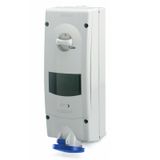 INTERLOCKED SOCKET 3P+E IP44 16A 9h