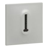 Urbano gray finish T-shaped telephone socket