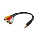 AV Adapter Cable - Stereo & Composite Video Ideal for use with Camcorders!