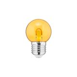 LED Color Bulb 1W G45 240V 55Lm PC yellow clear FILAMENT U THORGEON