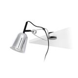 STUDIO CHROME AND WHITE CLIP LAMP