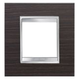 LUX INT. PLATE, 2-GANG, WENGE GW16222LW