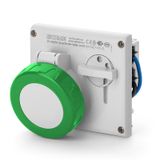 INTERLOCKED SOCKET 3P+E IP67 16A 2h >50V