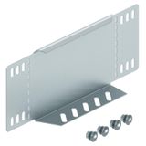 RWEB 160 DD Reducer profile/end closure for cable tray 110x600
