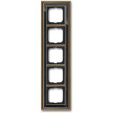 1725-845 Cover Frame Busch-dynasty® antique brass anthracite