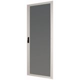 Transparent door (steel sheet) with clip-down handle IP55 HxW=2030x770mm