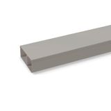 LE 60190 TW sgr  Channel LE, for cable storage, 2000x190x60, stone grey, Polyvinyl chloride