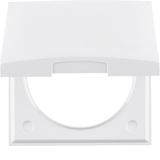 Frame with hinged cover, Integro Flow/Pure, polar white glossy