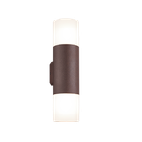 Hoosic wall lamp 2-pc E27 rustic