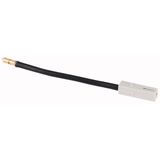 Plug with cable 6mm², L=120mm, black
