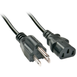 2m US 3 Pin to C13 Mains Cable US 3 Pin Plug to IEC C13 Connector