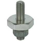 Bolted-type connector with threaded bolt M16x65mm and nut