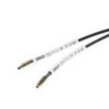 Fiber optic sensor head, through-beam, M4 cylindrical axial, fiber, 5