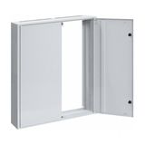 Wall-mounted frame 5A-33 with door, H=1605 W=1230 D=250 mm