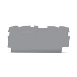 2000-1491 End and intermediate plate; 0.7 mm thick; gray