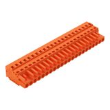 1-conductor female connector CAGE CLAMP® 2.5 mm² orange