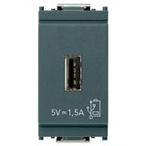 USB supply unit 5V 1,5A 1M grey