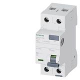 residual current operated circuit breaker; 2-pole; type AC; In: 63 A; 30 mA; Un AC: 230 V; 60 Hz; .... 5SV4316-0MB