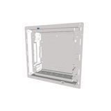 Flush-mounted wall trough 1-row, form of delivery for projects