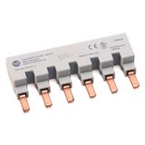 Busbar, 1-Phase, 6 Pin, for 6 Circuit Breakers
