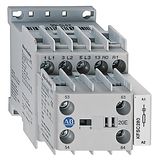 Contactor, Miniature, 12A, 3P, 24VDC Coil, Integrated Diode, 1NO