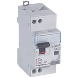 Differential circuit breaker DX³4500 high inlet and low outlet screw U+N 230V~ - 40A typeAC 30mA - curve C - 2 modules