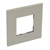 British standard plate Arteor square version 2 modules - champagne