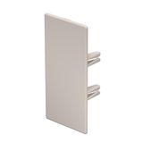 WDK HE60130CW  End piece, for WDK channel, 60x130mm, creamy white Polyvinyl chloride