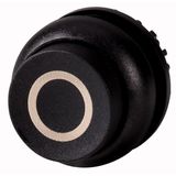 Pushbutton, RMQ-Titan, Extended, momentary, black, inscribed, Bezel: black