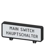 extra rating plate, German/English,...