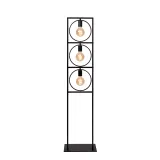 Lucide SUUS - Floor lamp - 3xE27 - Black