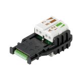 RJ45 connector, IP20, EIA/TIA T568 AAWG 27...AWG 22