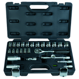 Socket wrench set 3/8" 26-piece