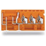 Stackable 3-conductor PCB terminal block with fuse mounting 2.5 mm² or