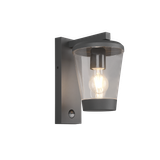 Cavado wall lamp E27 anthracite motion sensor