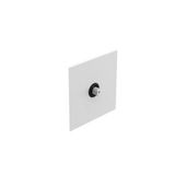 Art d'Arnould - 1 gang television socket F-type socket Epure - Satin White