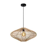 Lucide MAGALI - Pendant light - Ø 56 cm - 1xE27 - Light wood