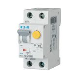 RCD/MCB combination, 16 A, 30 mA, MCB trip characteristic: C, 1p+N, RCD trip characteristic: A