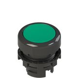 Green shaved luminous button E2 1PL2R4210-T6