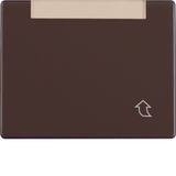 Hinged cover, high, lab. field, arsys, brown glossy