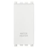 2P 20AX 1-way switch WATER/HEATER white
