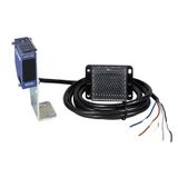 Photoelectric sensors XU, XUK, reflex, kit, Sn 7 m, 24...240VAC/DC, cable 2 m